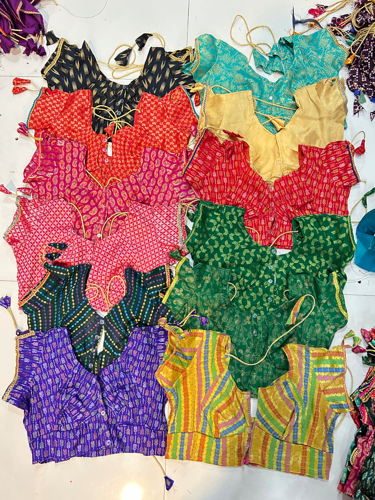 Jacquard fabric katori without aster blouse 