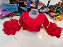 3 jhul on sleev Jimmy chu fabric