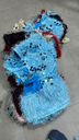 Heavy fur fabric  3 cut full sleev with aster