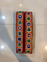 Multicolour kachhi work mirror lace abhala lace Navratri special broad width
