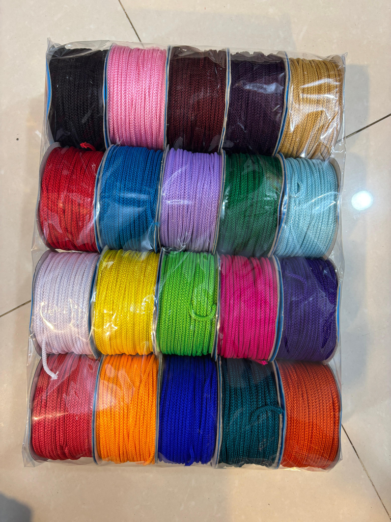 Malai blouse back side dori multicolour sorted 20p