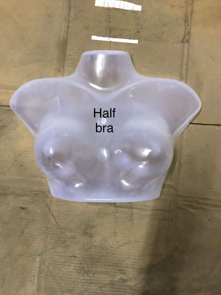 Blouse dummy Half bra heavy Quality transparent plastic