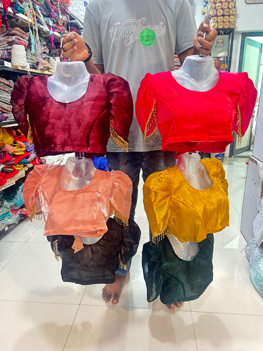 Jimmy Choo Fabric Princess Cut Blouse | Jhul fuggi pipe lace design